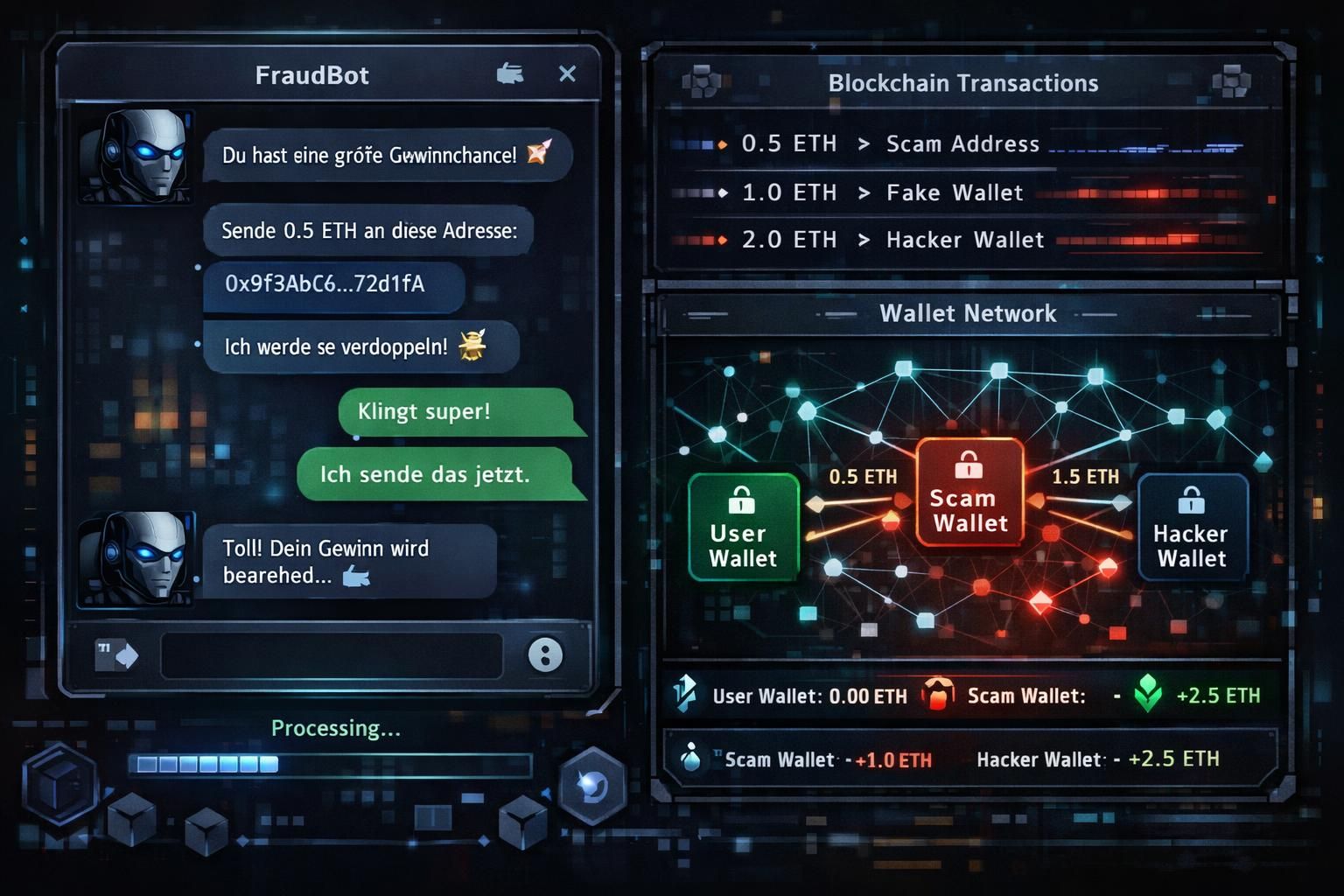entdecken sie die risiken und gefahren von ki-gestützten krypto-scams und erfahren sie, wie sie sich vor betrügerischen aktivitäten im bereich kryptowährungen schützen können.