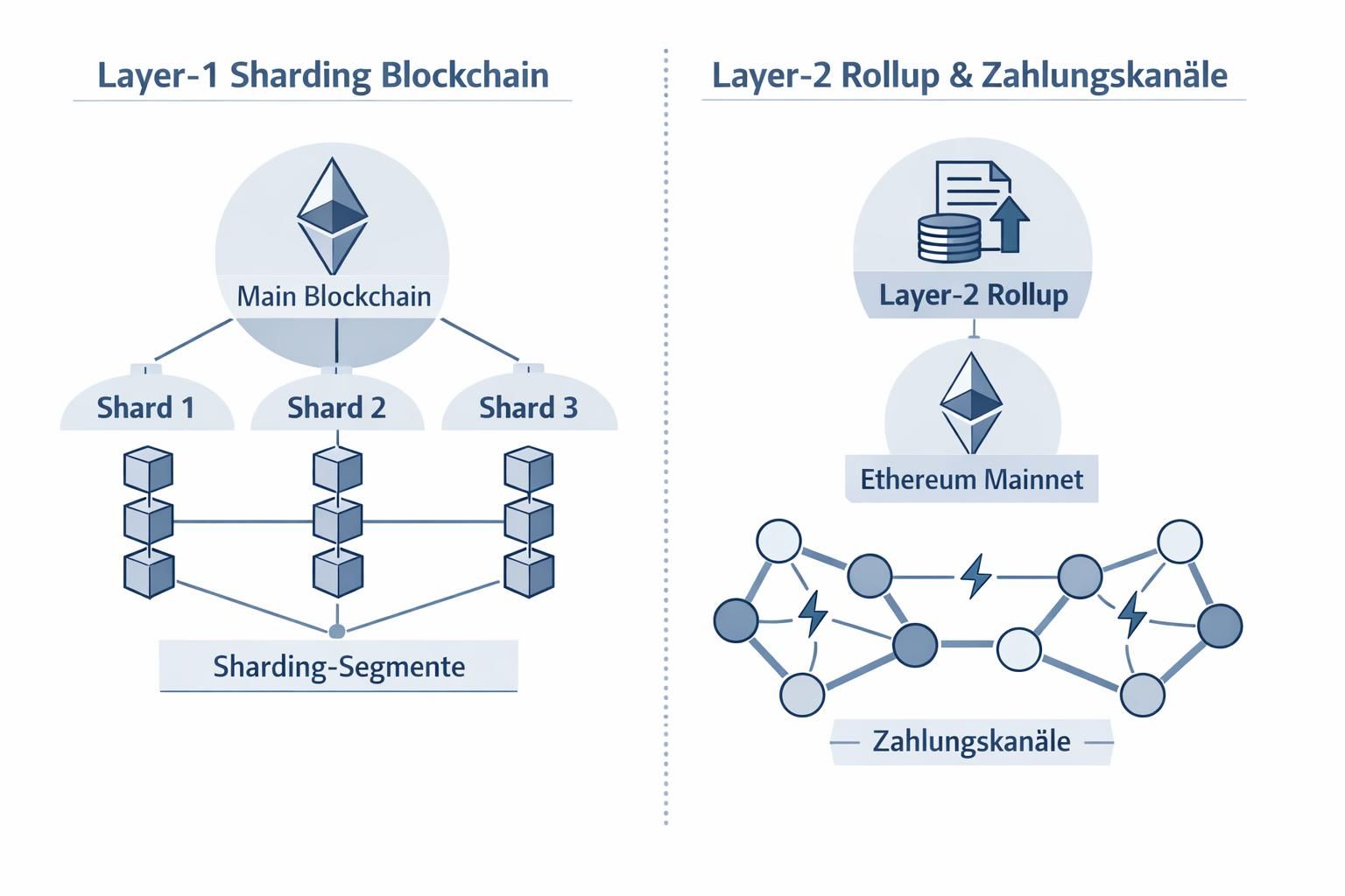 entdecken sie, wie layer-1- und layer-2-lösungen zur effizienten skalierung von blockchain-netzwerken beitragen und deren jeweilige rolle im ausbau der netzwerkkapazität.