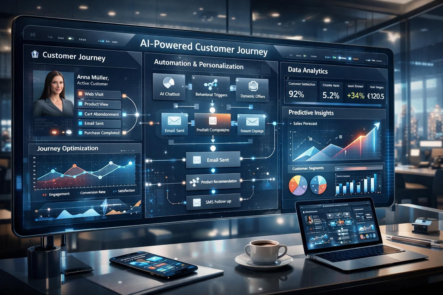 erfahren sie, wie intelligente automatisierung die customer journey revolutioniert, indem sie prozesse optimiert, personalisierte erlebnisse schafft und die kundenzufriedenheit steigert.